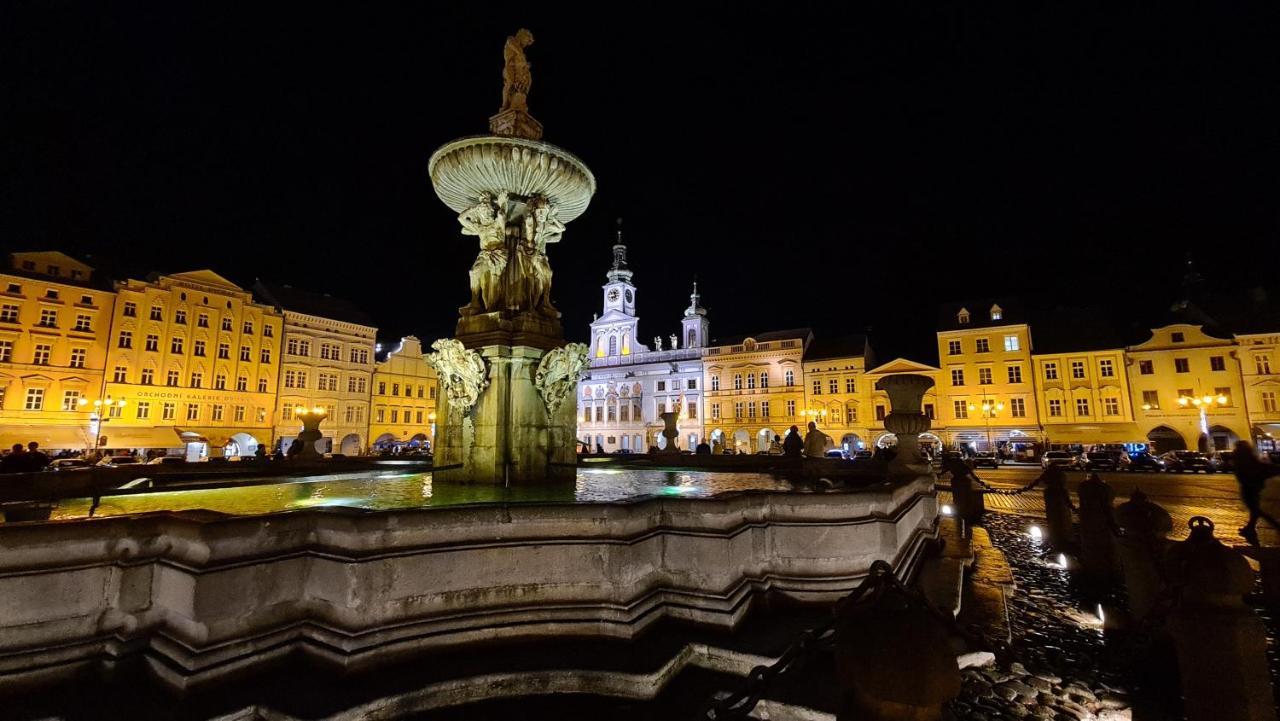 Novohradska Hotell Ceske Budejovice Exteriör bild